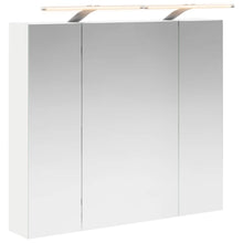 Badkamer spiegelkast Wit 80 x 14.5 x 70 cm Bewerkt hout