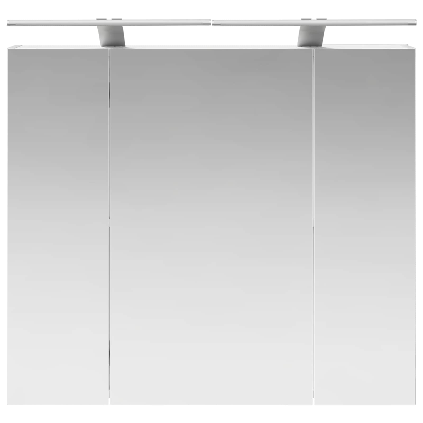 Badkamer spiegelkast Wit 80 x 14.5 x 70 cm Bewerkt hout