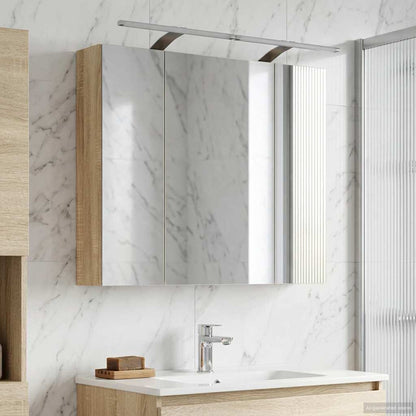 Badkamer spiegelkast met plank Sonoma Eiken 80 x 14.5 x 70 cm
