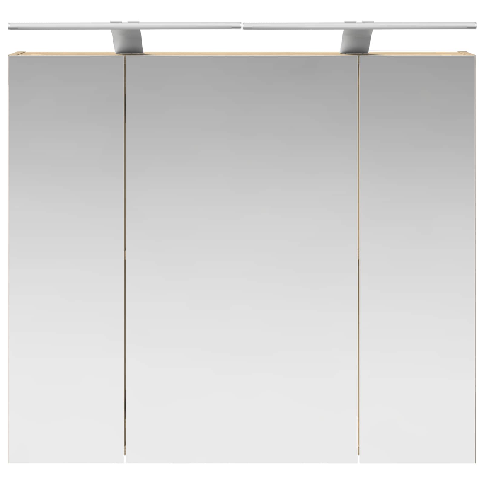Badkamer spiegelkast met plank Sonoma Eiken 80 x 14.5 x 70 cm