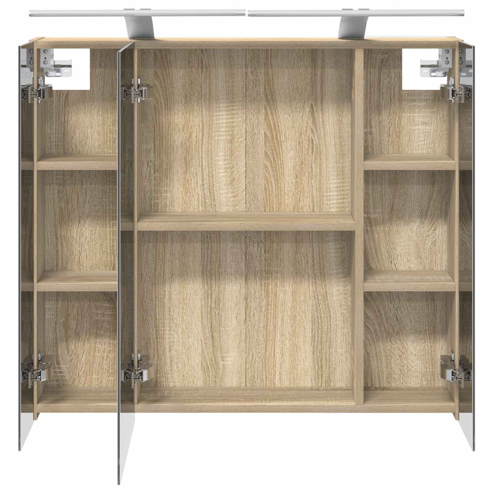 Badkamer spiegelkast met plank Sonoma Eiken 80 x 14.5 x 70 cm