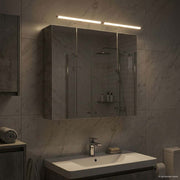 Badkamer spiegelkast beton grijs 80x14.5x70 cm