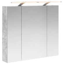 Badkamer spiegelkast Beton Grijs 80 x 14.5 x 70 cm Bewerkt hout