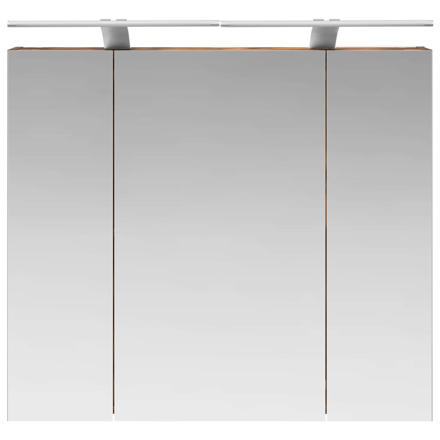 Badkamer spiegelkast met plank Gerookt eiken 80 x 14.5 x 70 cm