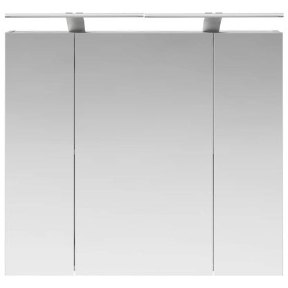 Badkamer spiegelkast met plank Grijs Sonoma 80 x 14.5 x 70 cm