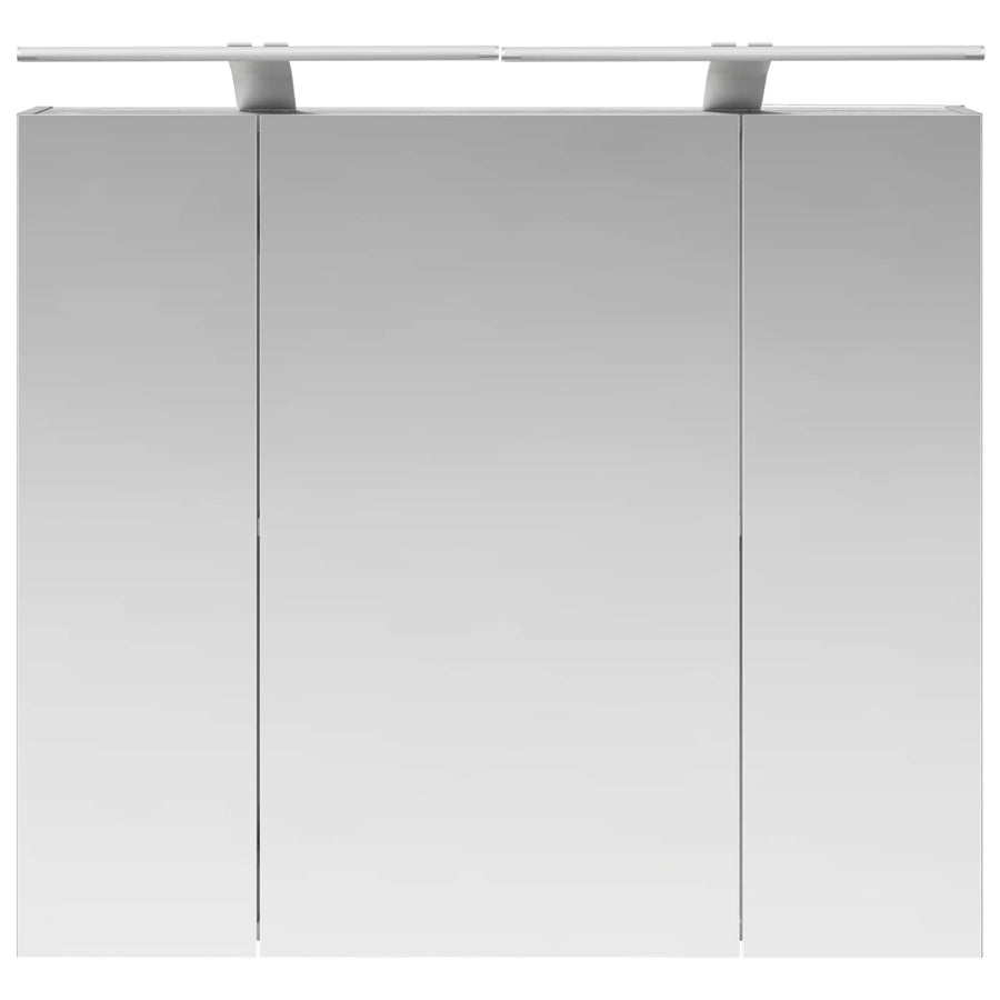 Badkamer spiegelkast met plank Grijs Sonoma 80 x 14.5 x 70 cm