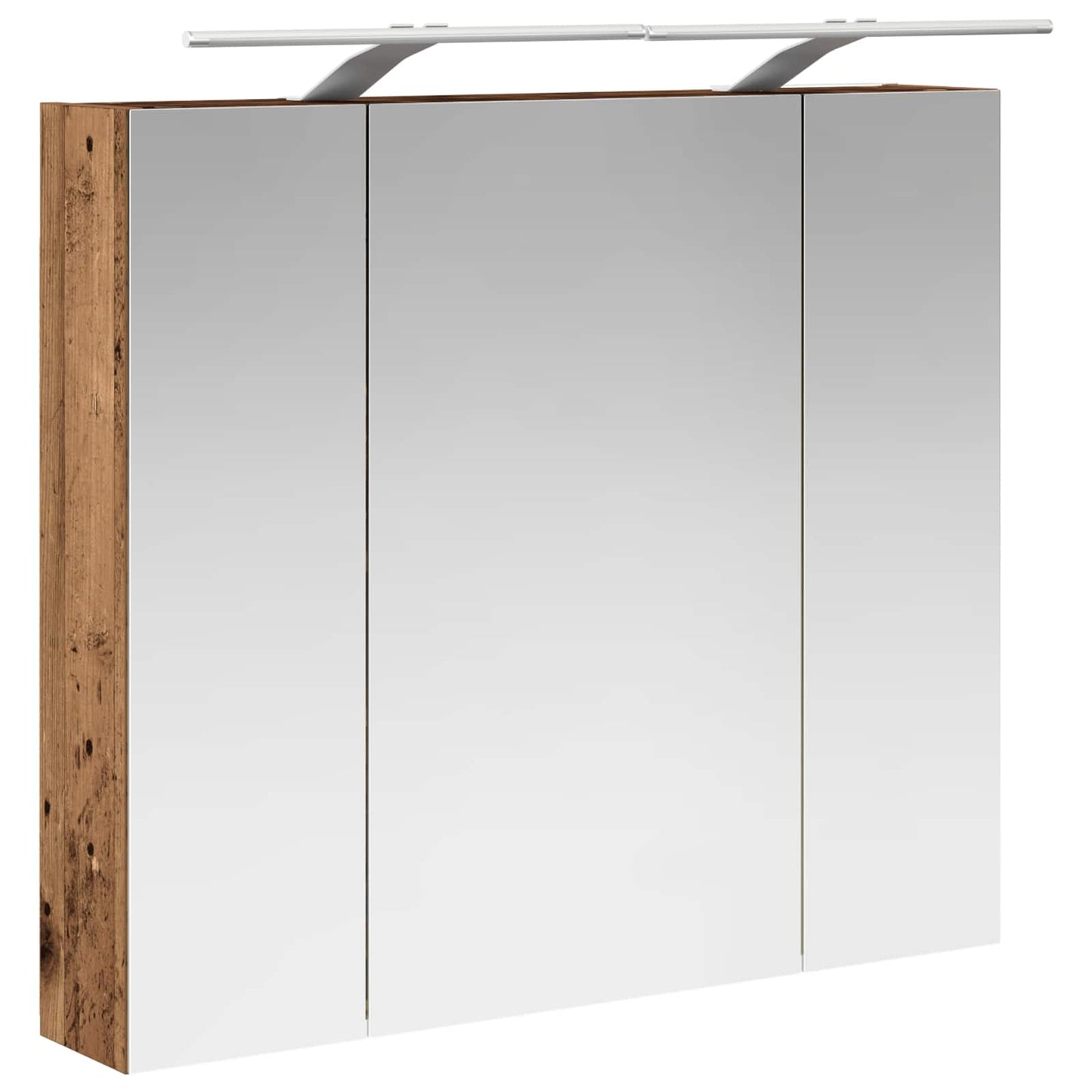 Badkamer spiegelkast Oudhout 80 x 14.5 x 70 cm Bewerkt hout