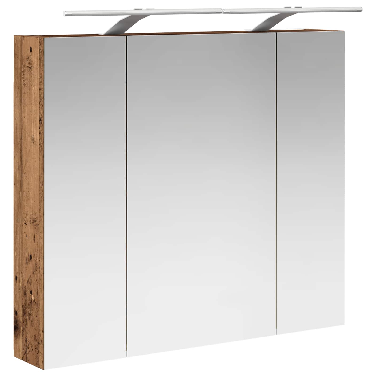 Badkamer spiegelkast Oudhout 80 x 14.5 x 70 cm Bewerkt hout