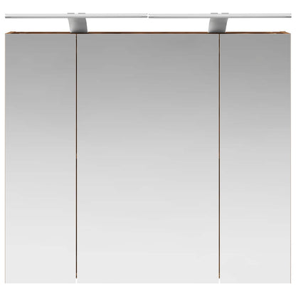 Badkamer spiegelkast Oudhout 80 x 14.5 x 70 cm Bewerkt hout
