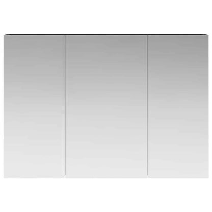 Badkamer spiegelkast met plank Zwart Eiken 100 x 14,5 x 70 cm
