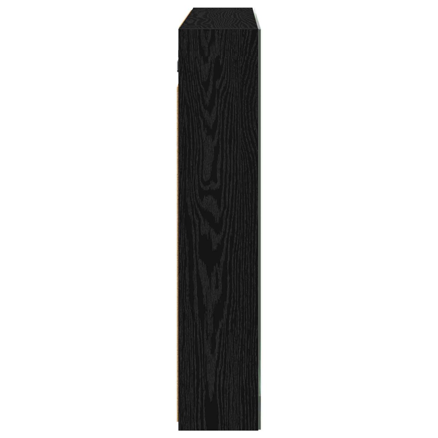 Badkamer spiegelkast met plank Zwart Eiken 100 x 14,5 x 70 cm