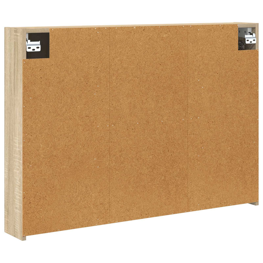 Badkamer spiegelkast met plank Sonoma Eiken 100 x 14,5 x 70 cm