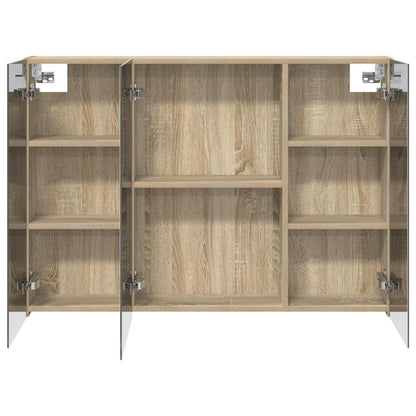 Badkamer spiegelkast met plank Sonoma Eiken 100 x 14,5 x 70 cm