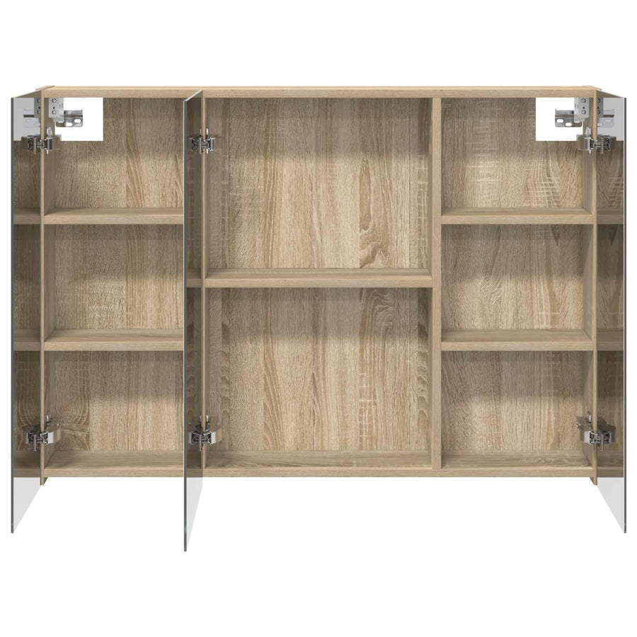 Badkamer spiegelkast met plank Sonoma Eiken 100 x 14,5 x 70 cm