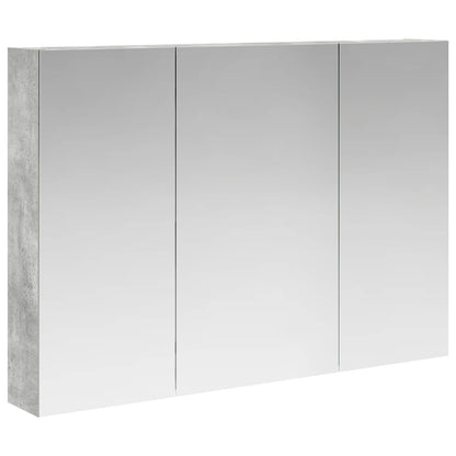 Badkamer spiegelkast met plank Beton Grijs 100 x 14,5 x 70 cm