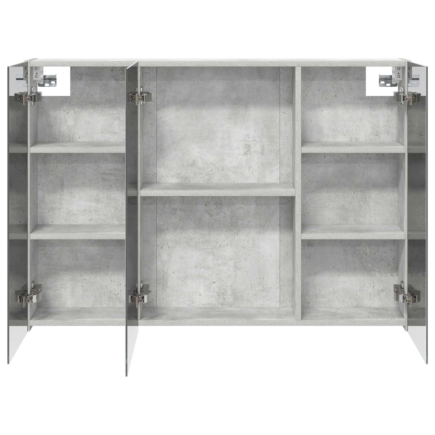 Badkamer spiegelkast met plank Beton Grijs 100 x 14,5 x 70 cm
