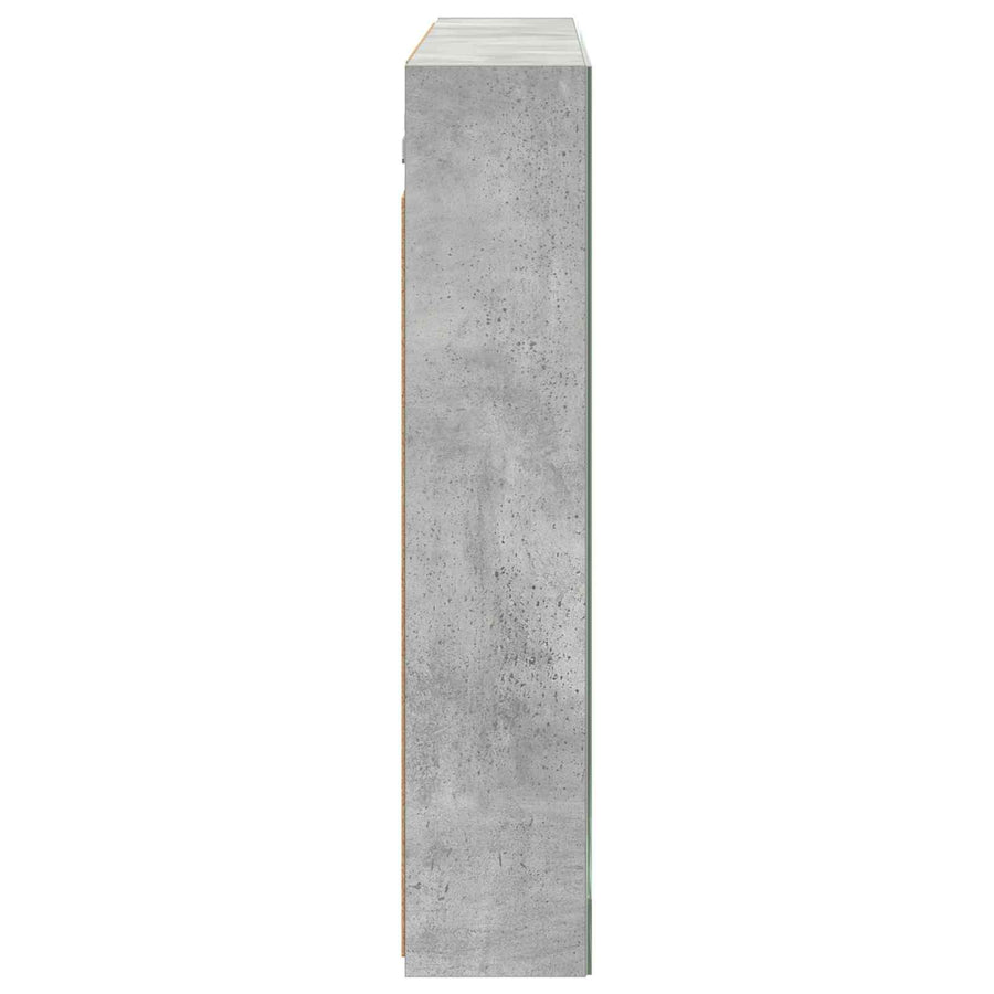 Badkamer spiegelkast met plank Beton Grijs 100 x 14,5 x 70 cm
