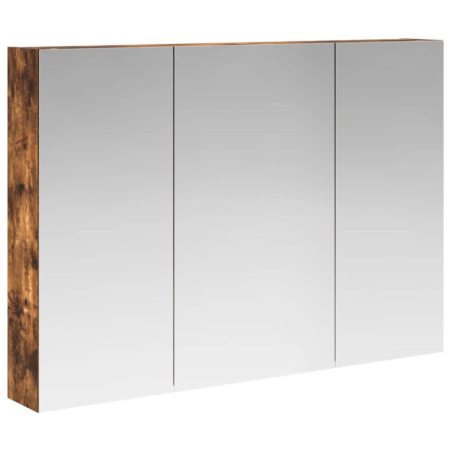 Badkamer spiegelkast met plank Gerookt eiken 100 x 14,5 x 70 cm