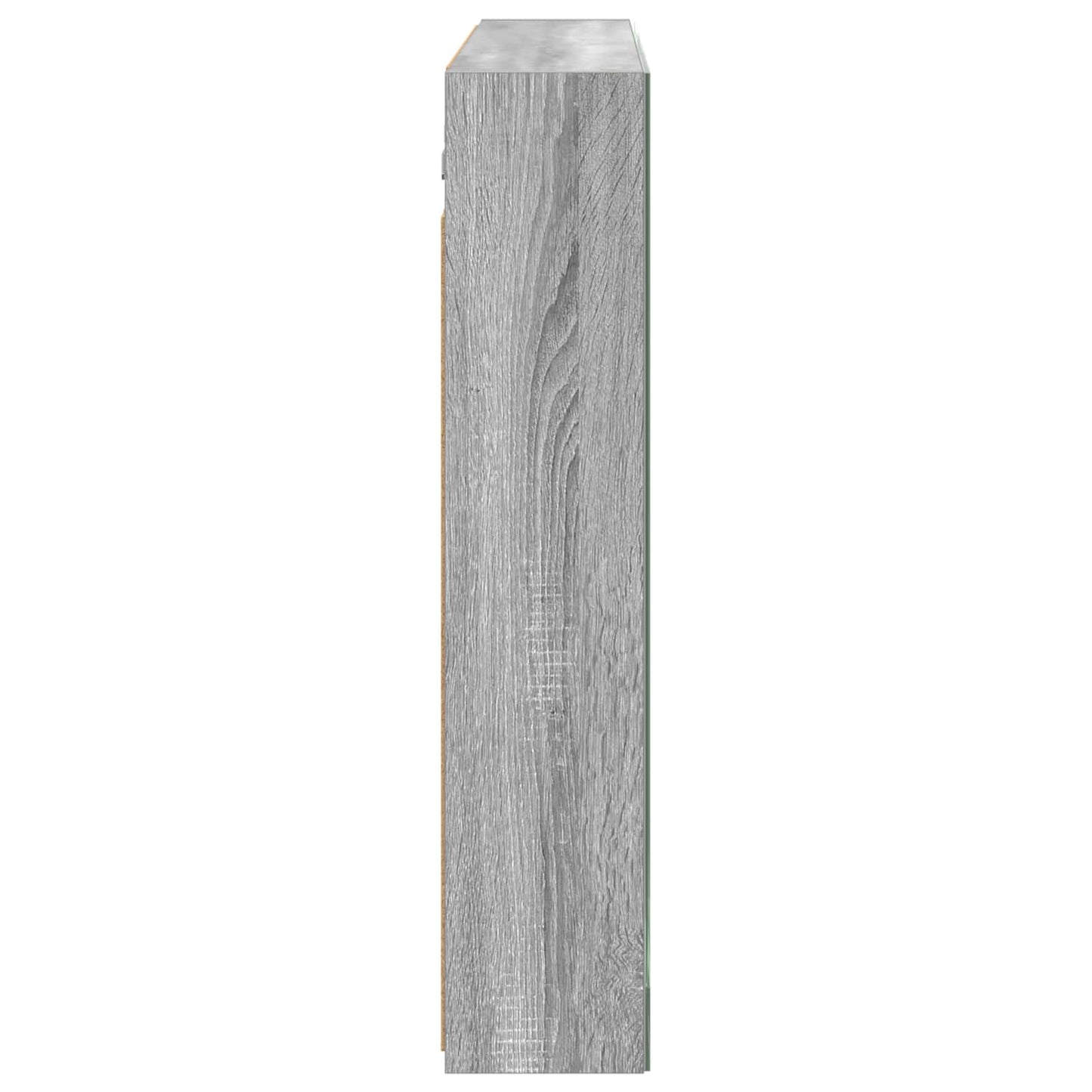 Badkamer spiegelkast met plank Grijs Sonoma 100 x 14,5 x 70 cm