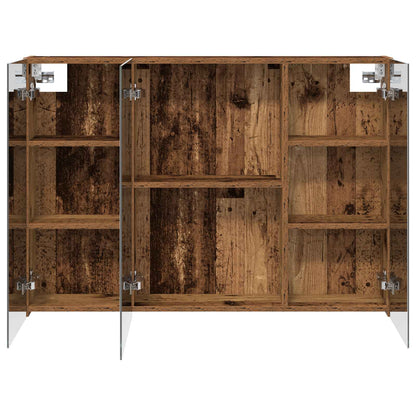 Badkamer spiegelkast Oudhout 100 x 14,5 x 70 cm Bewerkt hout