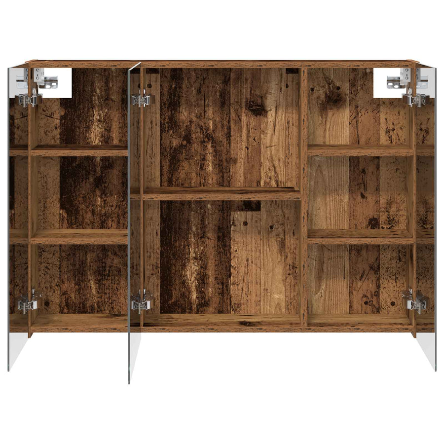 Badkamer spiegelkast Oudhout 100 x 14,5 x 70 cm Bewerkt hout