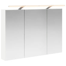 Badkamer spiegelkast Wit 100 x 14,5 x 70 cm Bewerkt hout