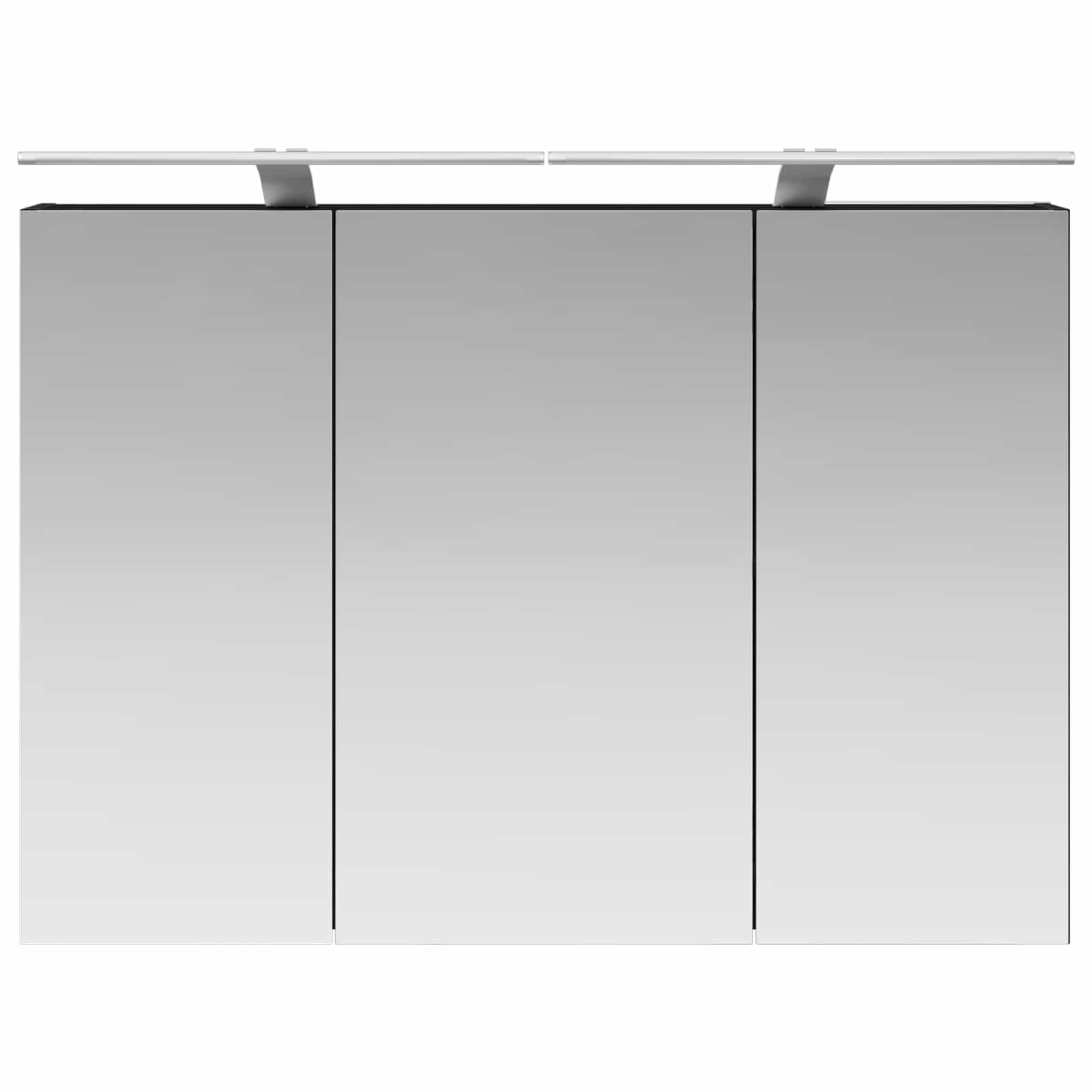Badkamer spiegelkast met plank Zwart Eiken 100 x 14,5 x 70 cm