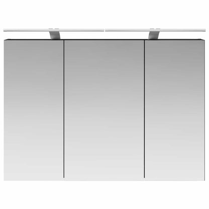 Badkamer spiegelkast met plank Zwart Eiken 100 x 14,5 x 70 cm