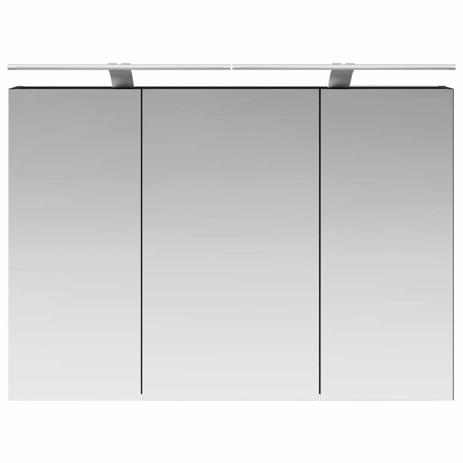 Badkamer spiegelkast met plank Zwart Eiken 100 x 14,5 x 70 cm