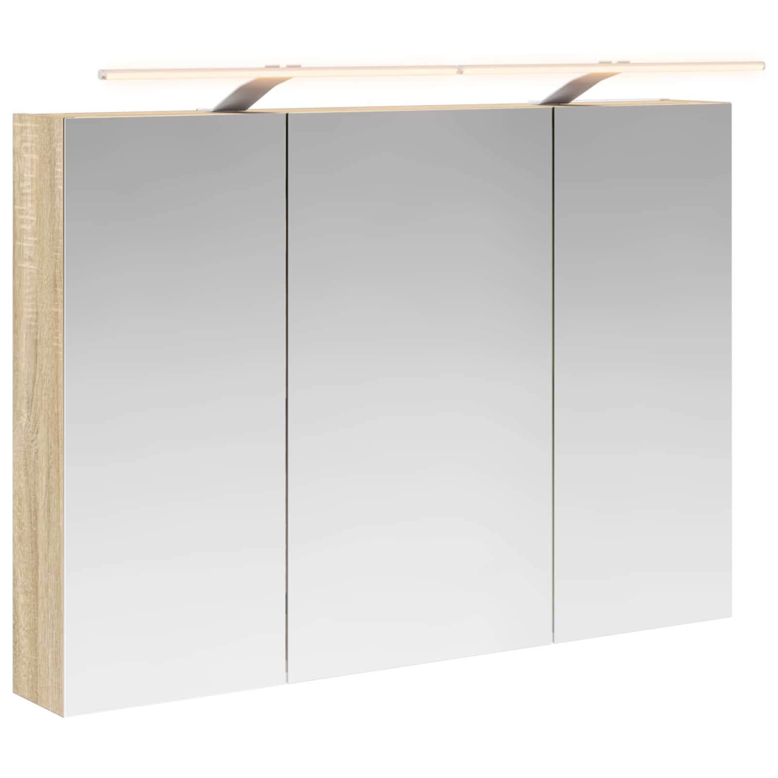 Badkamer spiegelkast met plank Sonoma Eiken 100 x 14,5 x 70 cm