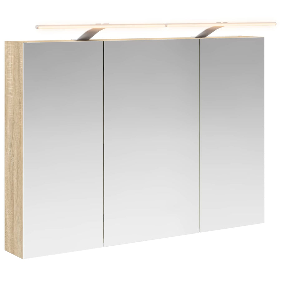 Badkamer spiegelkast met plank Sonoma Eiken 100 x 14,5 x 70 cm