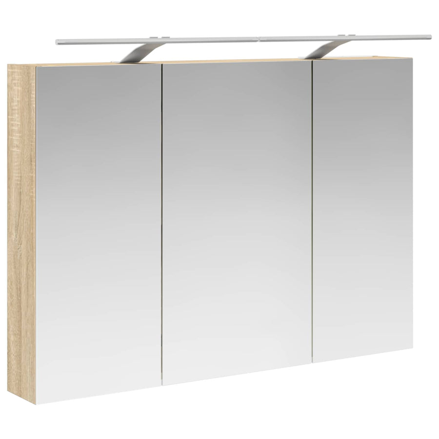 Badkamer spiegelkast met plank Sonoma Eiken 100 x 14,5 x 70 cm