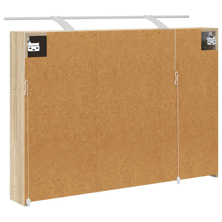 Badkamer spiegelkast met plank Sonoma Eiken 100 x 14,5 x 70 cm