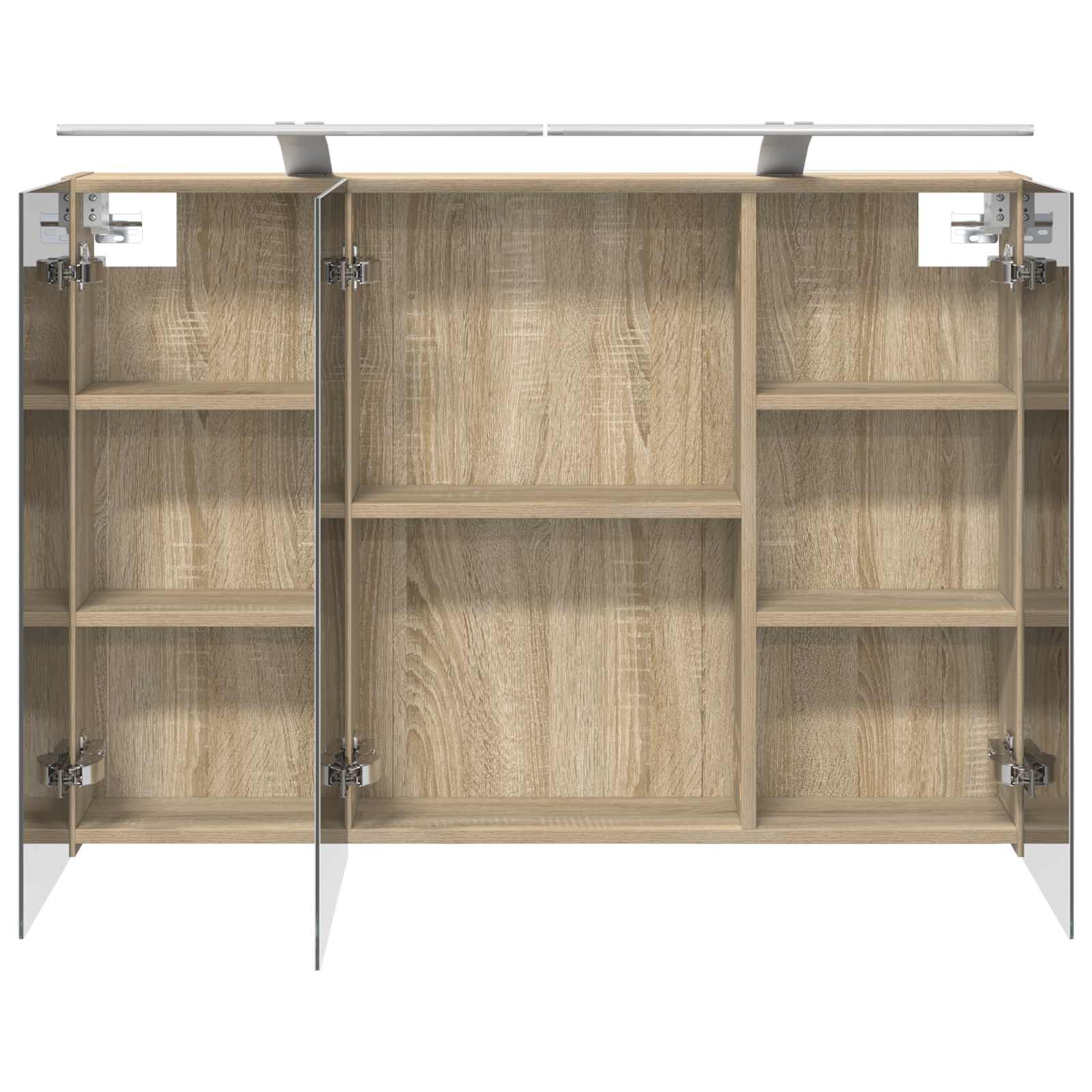 Badkamer spiegelkast met plank Sonoma Eiken 100 x 14,5 x 70 cm