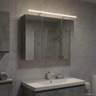 Badkamer spiegelkast 100x14,5x70 cm beton grijs