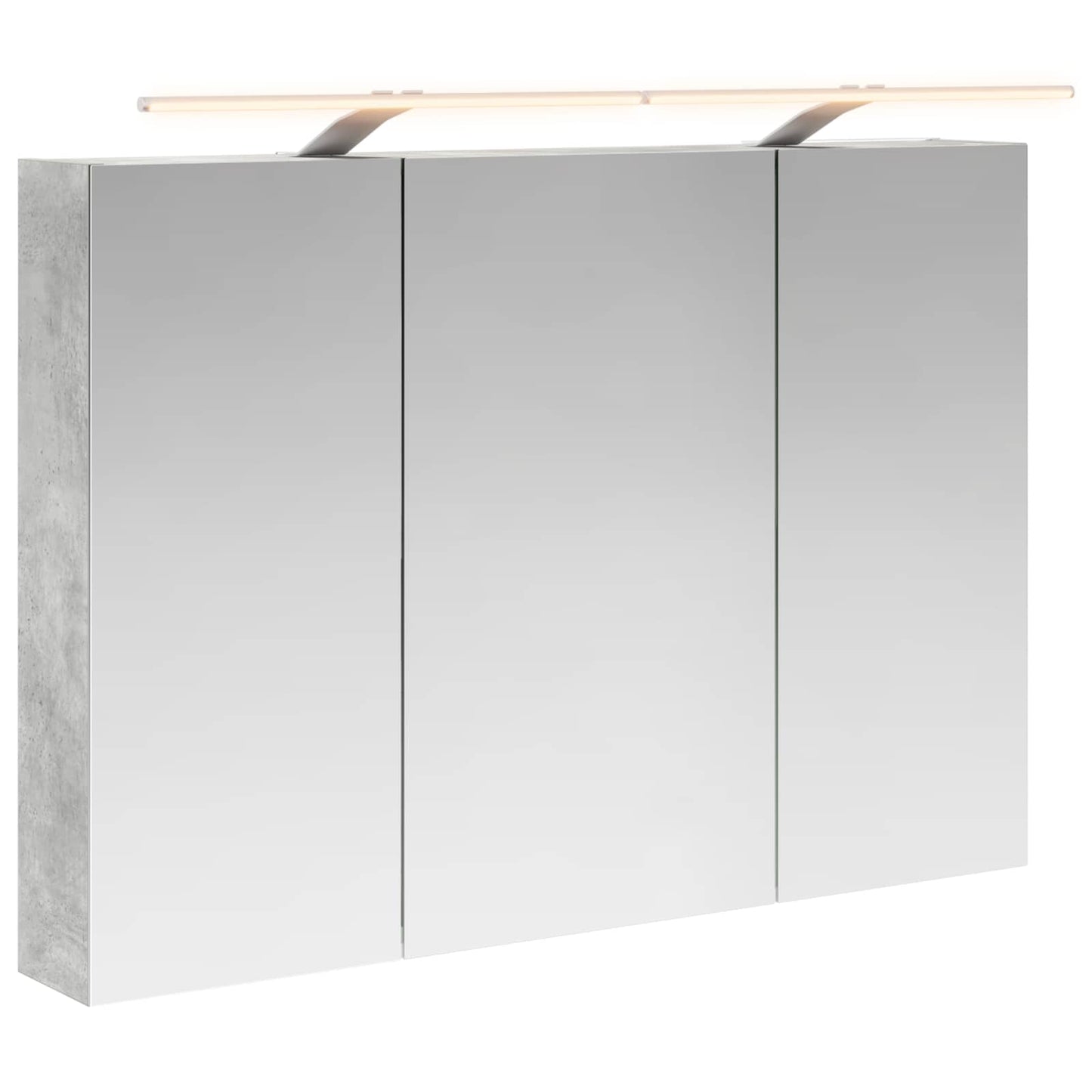 Badkamer spiegelkast met plank Beton Grijs 100 x 14,5 x 70 cm