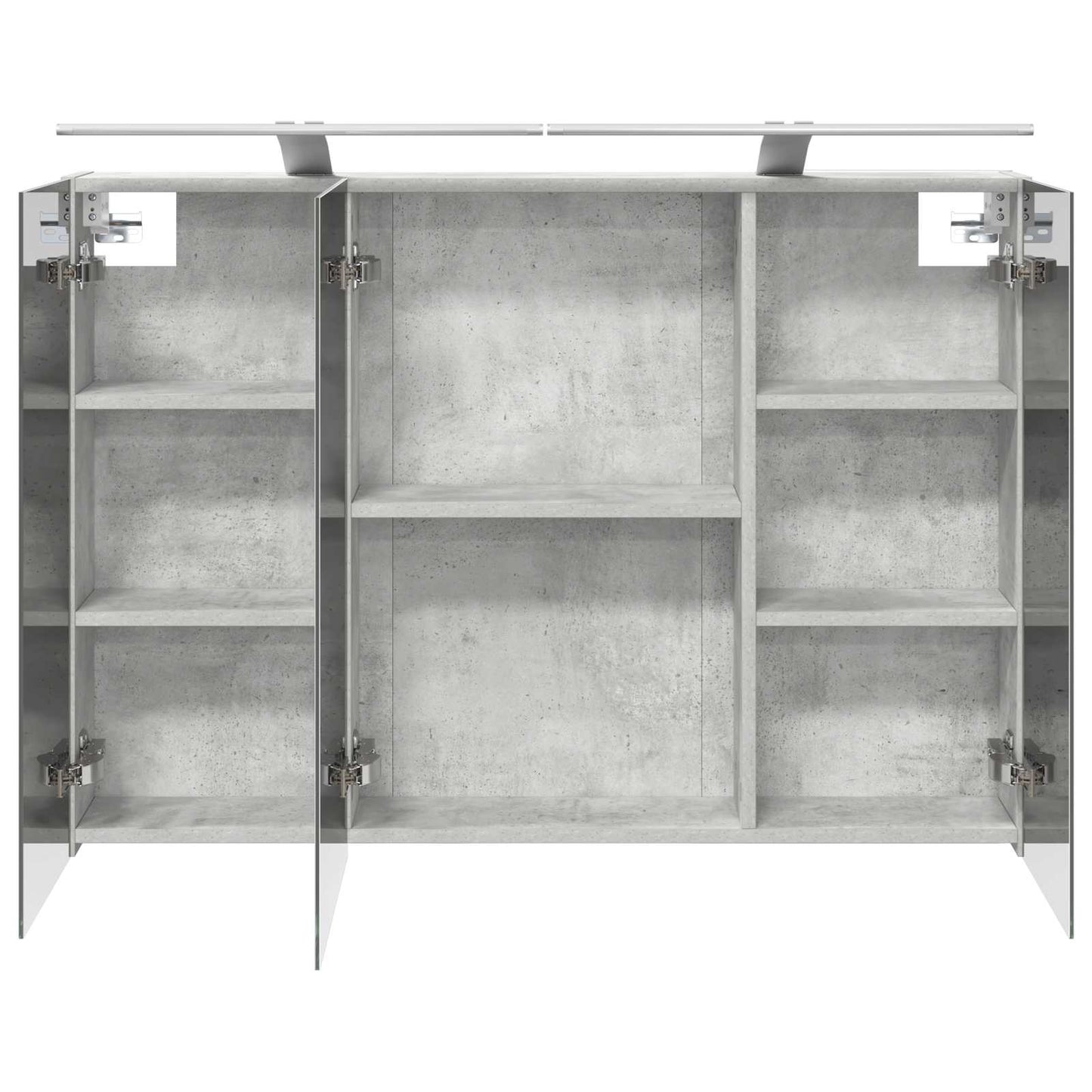 Badkamer spiegelkast met plank Beton Grijs 100 x 14,5 x 70 cm