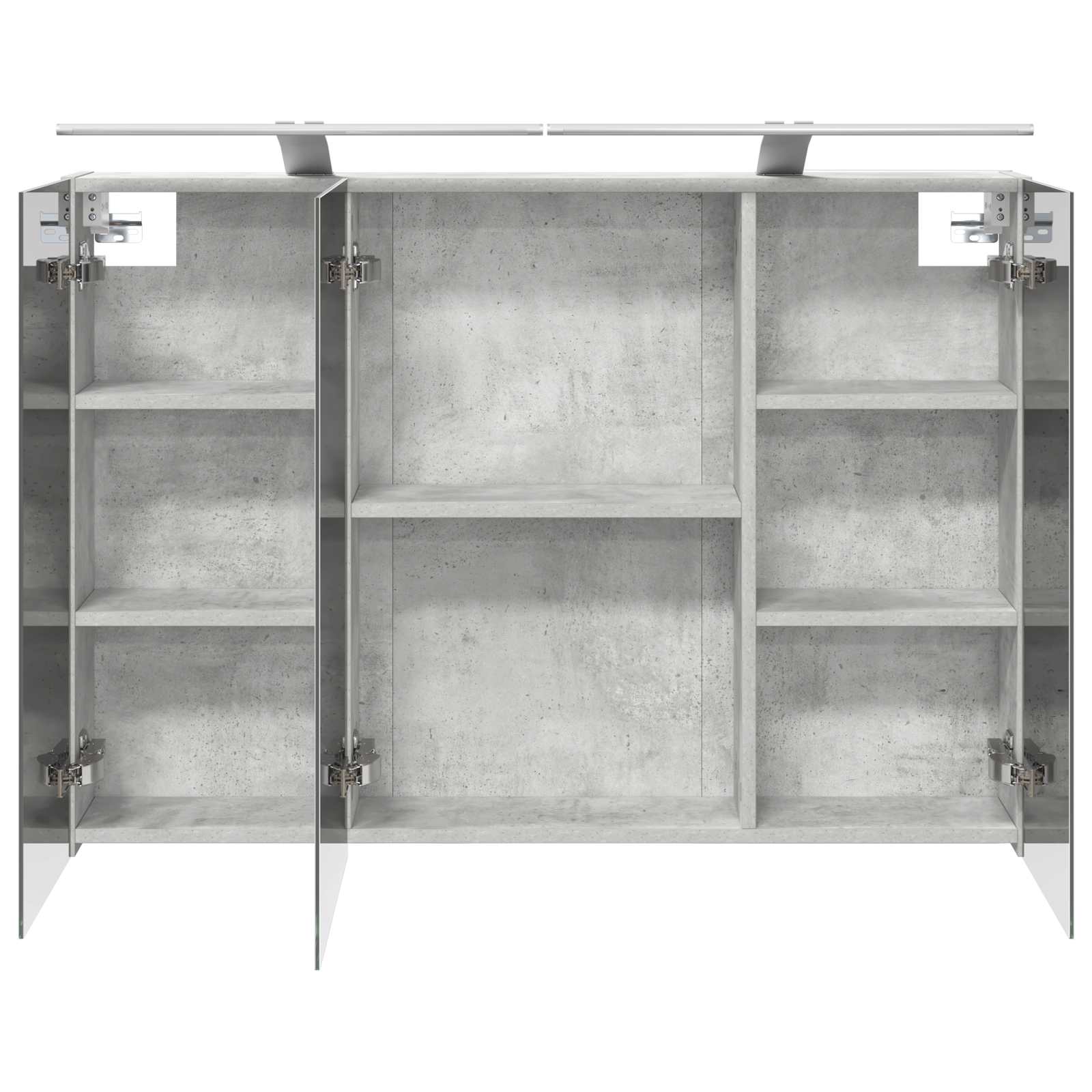 Badkamer spiegelkast met plank Beton Grijs 100 x 14,5 x 70 cm