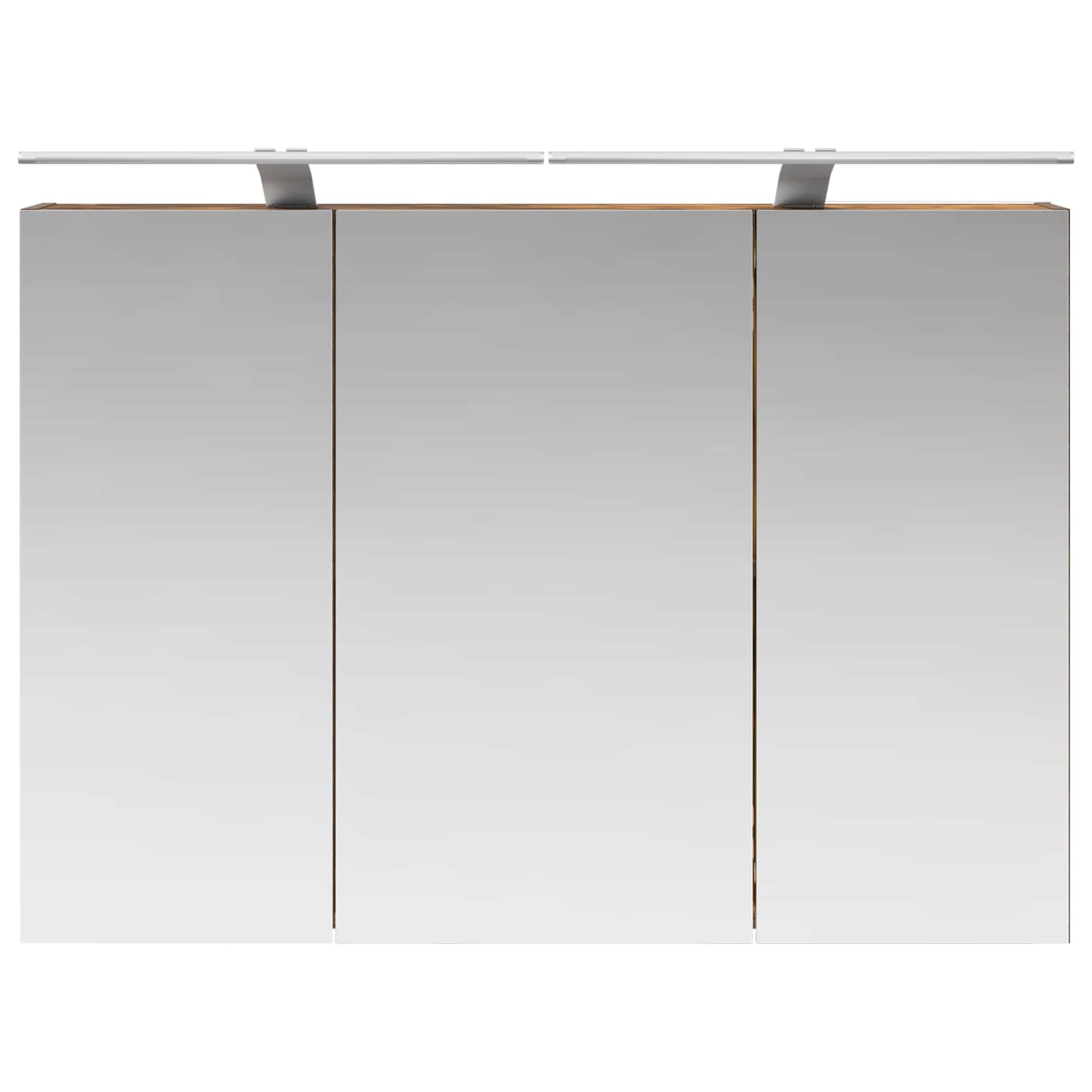Badkamer spiegelkast met plank Gerookt eiken 100 x 14,5 x 70 cm