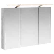 Badkamer spiegelkast met plank Grijs Sonoma 100 x 14,5 x 70 cm