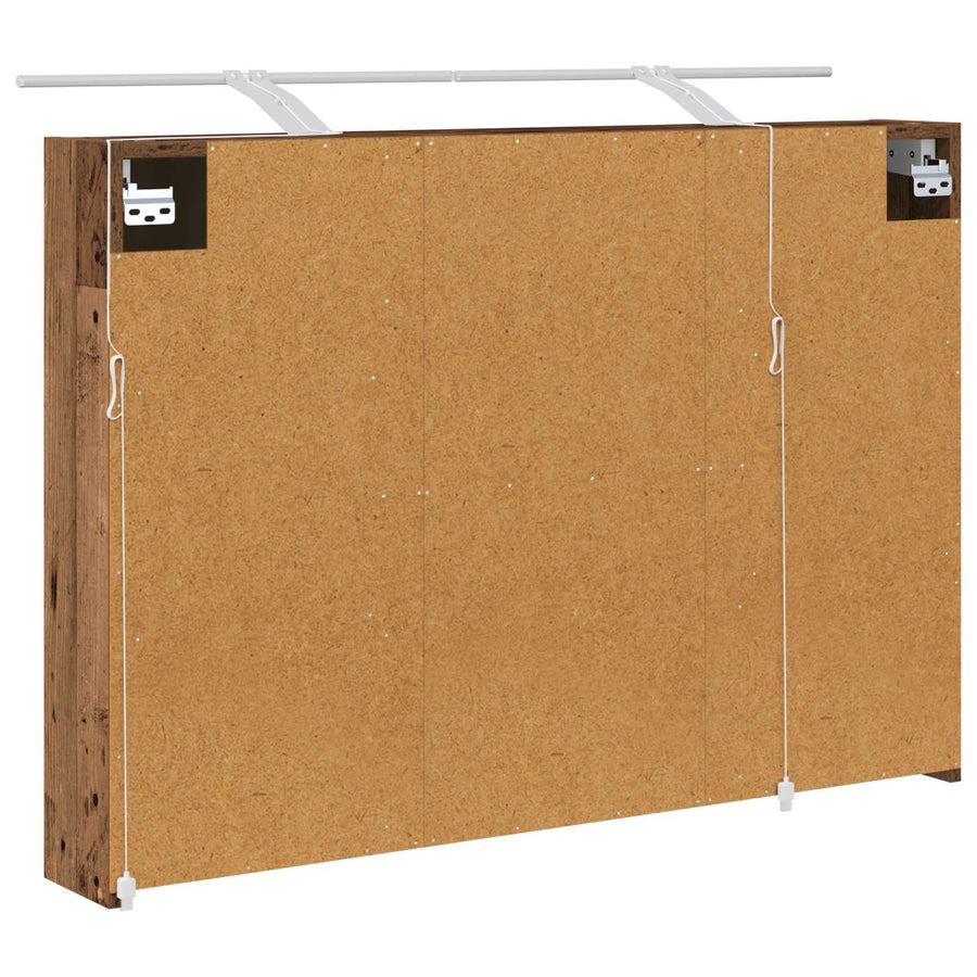 Badkamer spiegelkast Oudhout 100 x 14,5 x 70 cm Bewerkt hout
