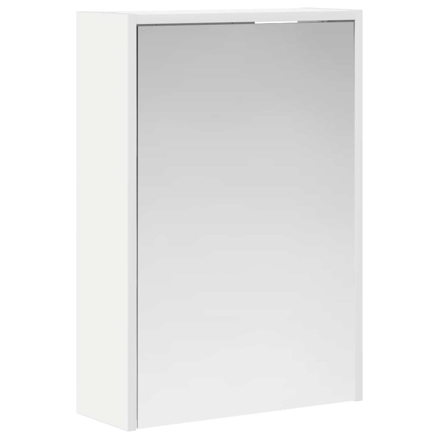 Badkamer spiegelkast Wit 43 x 16 x 62.5 cm Bewerkt hout