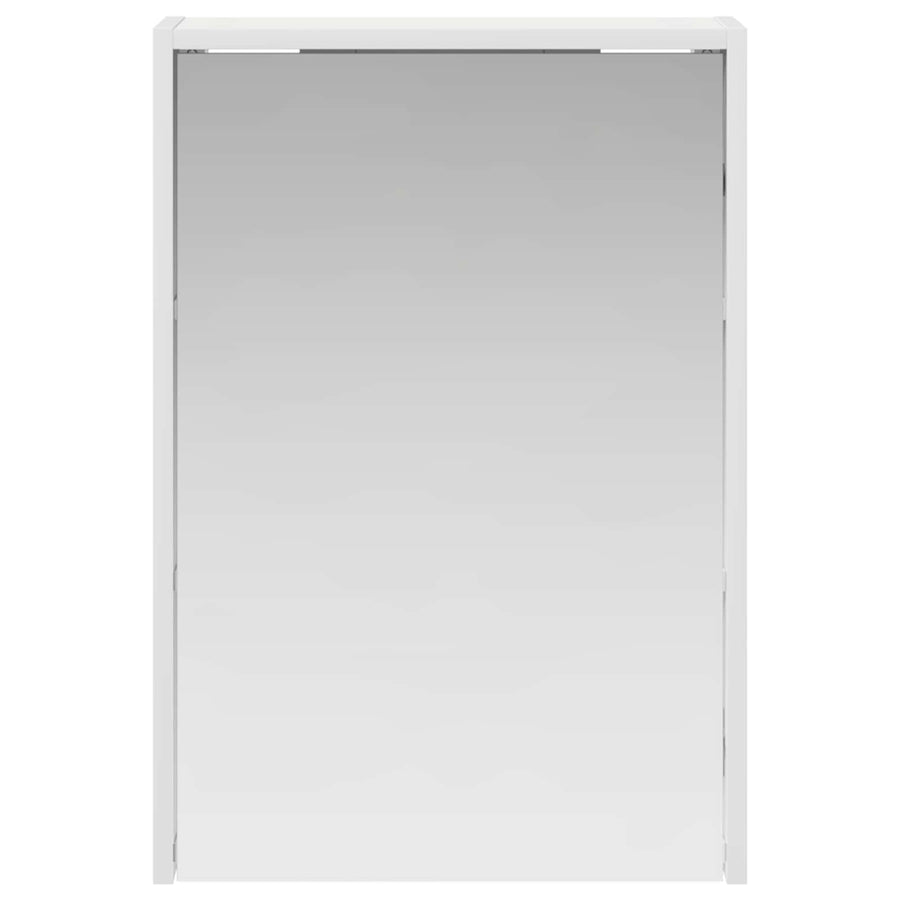 Badkamer spiegelkast Wit 43 x 16 x 62.5 cm Bewerkt hout