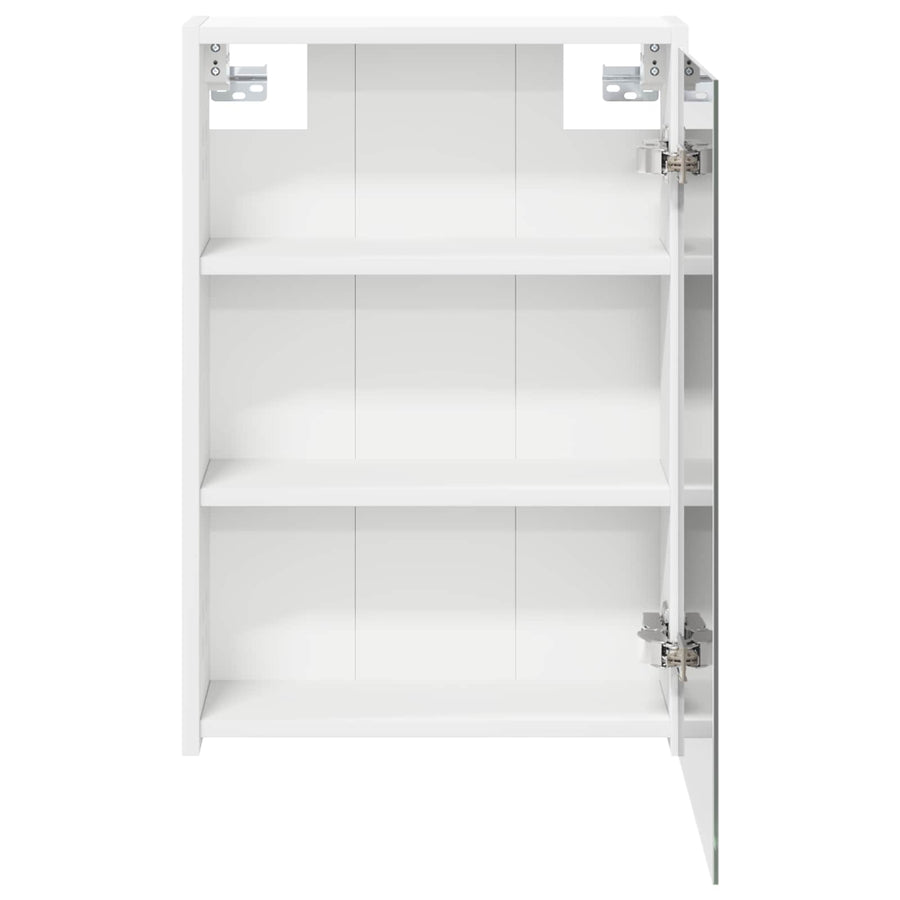 Badkamer spiegelkast Wit 43 x 16 x 62.5 cm Bewerkt hout