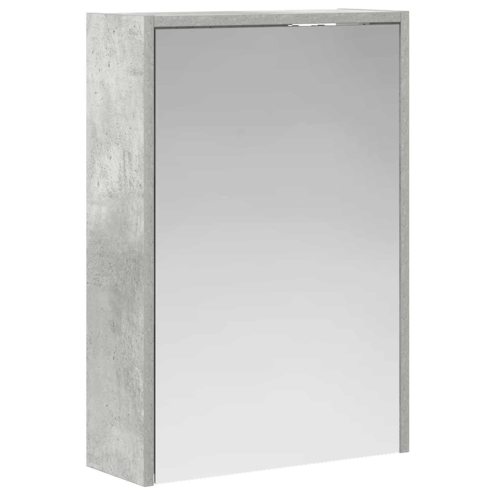 Badkamer spiegelkast Beton Grijs 43 x 16 x 62.5 cm Bewerkt hout