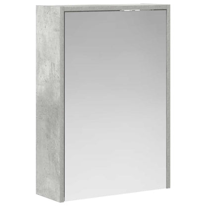 Badkamer spiegelkast Beton Grijs 43 x 16 x 62.5 cm Bewerkt hout