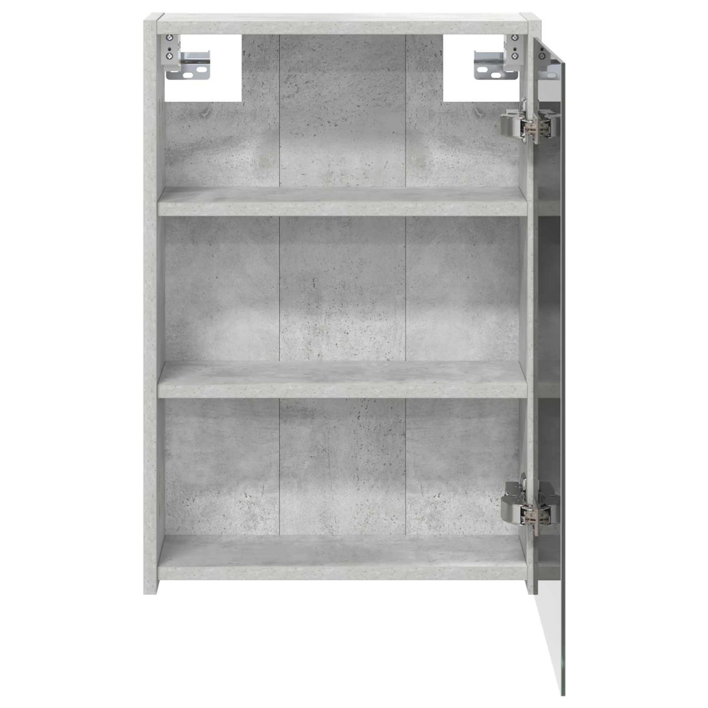 Badkamer spiegelkast Beton Grijs 43 x 16 x 62.5 cm Bewerkt hout