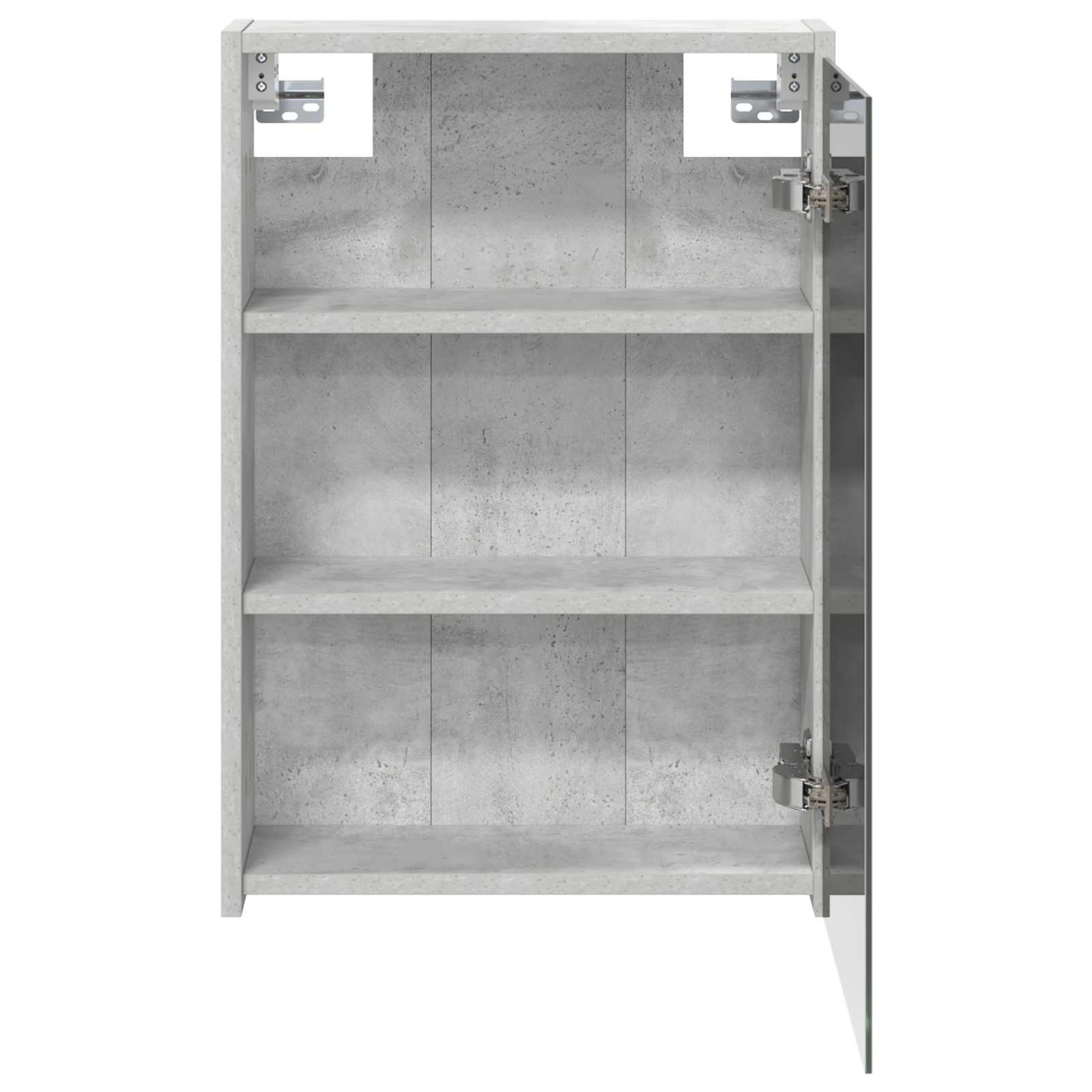 Badkamer spiegelkast Beton Grijs 43 x 16 x 62.5 cm Bewerkt hout
