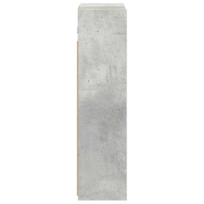 Badkamer spiegelkast Beton Grijs 43 x 16 x 62.5 cm Bewerkt hout