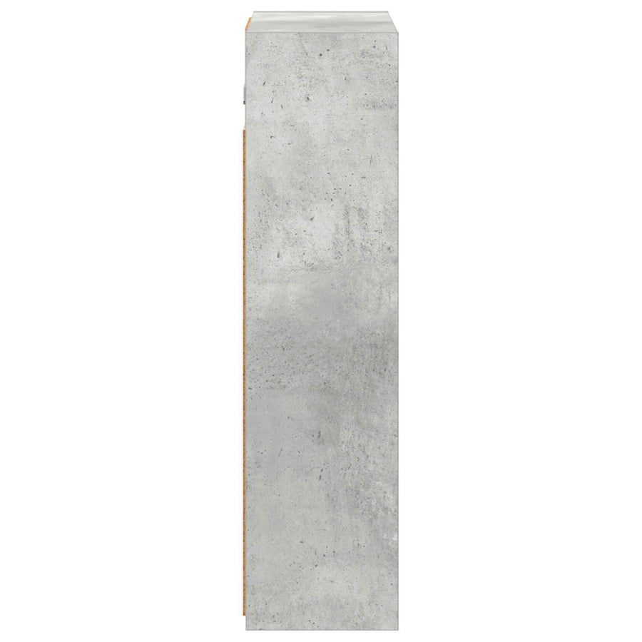 Badkamer spiegelkast Beton Grijs 43 x 16 x 62.5 cm Bewerkt hout